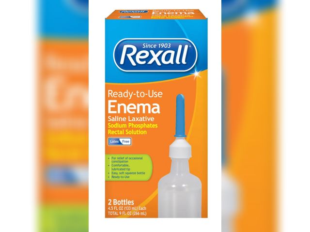 Lot 96-201286 - Box of 12 Rexall Ready-to-Use Enema
New 
Expires 09/2028
