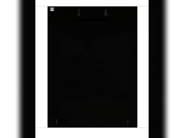 Lot 96-200039 - KENMORE 24 in. Front Control Standard Built-In Dishwasher in Black with Smart Dry Plus, 6 Cycles, 51...
