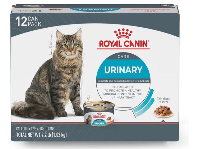 Lot 96-207585 - Royal Canin Feline Care Nutrition Urinary Care Adult Thin Slices in Gravy Cat Food, 3 oz (Pack of 12...