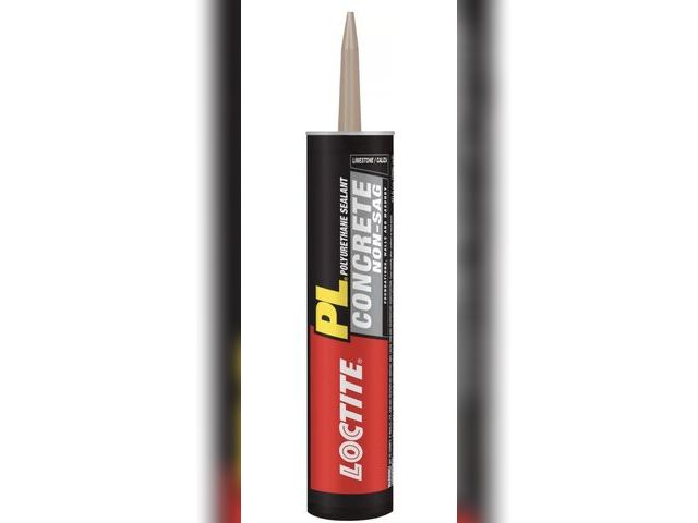 Lot 96-182383 - Loctite Pl Polyurethane Sealant Concrete Non-Sag, Pack of 1, Gray 10 fl oz Cartridge

New
