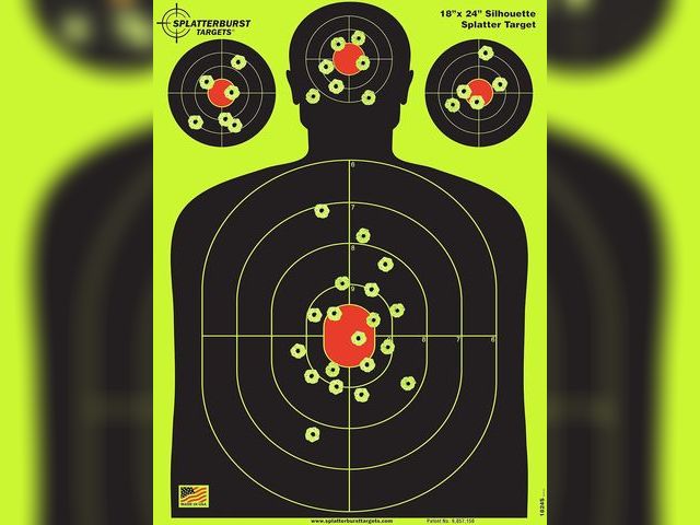 Lot 96-148203 - Pack of 10 Splatterburst Targets - 18 x 24 inch - Silhouette Splatter Target - Easily See Your Shots...