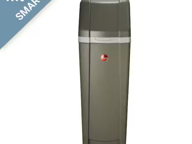 Lot 96-166654 - Rheem 42,000 Grain Preferred Platinum Wi-Fi Enabled Smart Water Softener for Hard Water and Iron Red...