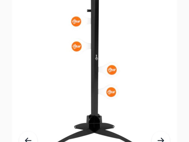 Lot 96-177427 - EZ Aim Speed Zone Rimfire Dueling Tree, 4-Targets, Black/White New MSRP $112