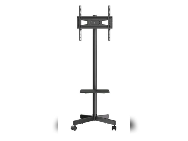 Lot 96-232718 - Mobile TV Stand Mobile TV Cart for TVs with Wheels &amp; A Tray Exact size unknown  Open box  Appear...