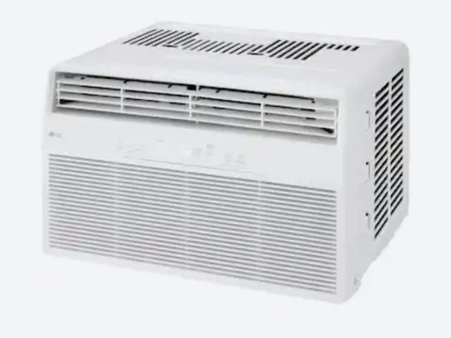 Lot 96-227355 - LG - 350 Sq. Ft. 8,000 BTU Window Air Conditioner - White New MSRP $239