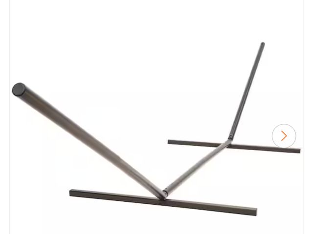 Lot 96-162716 - Castaway 
15 ft. Metal Hammock Stand in Bronze New MSRP $129