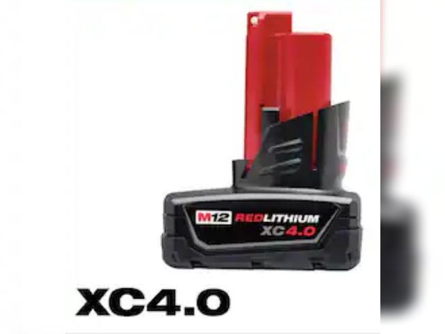 Lot 96-182328 - Milwaukee M12 12-Volt Lithium-Ion XC Extended Capacity Battery Pack 4.0Ah
New
MSRP $89