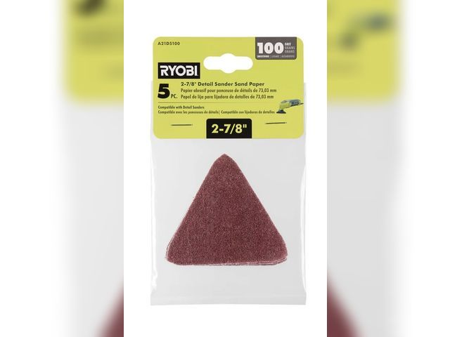 Lot 96-221855 - 5 PC. 100 GRIT 2-7/8" DETAIL SANDER SAND PAPER New