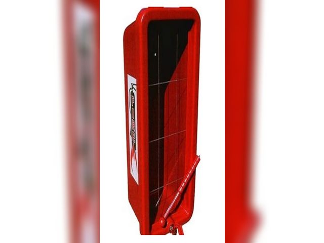 Lot 96-190660 - Cato 11051-H Red Plastic Chief Fire Extinguisher Cabinet for 10 lb. Extinguisher, with Hammer and Cy...