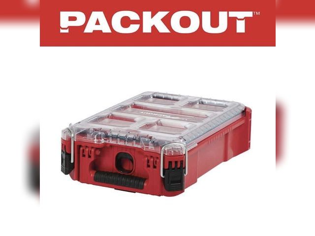 Lot 96-214358 - Milwaukee
PACKOUT 5-Compartments
Small Parts Organizer
New