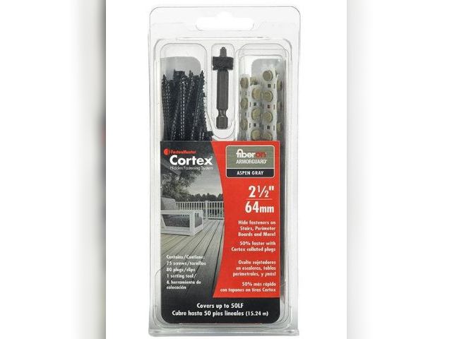 Lot 96-163620 - FastenMaster Collated Cortex Hidden Fastening System for Fiberon ArmorGuard Decking - 2-1/2 in. scre...