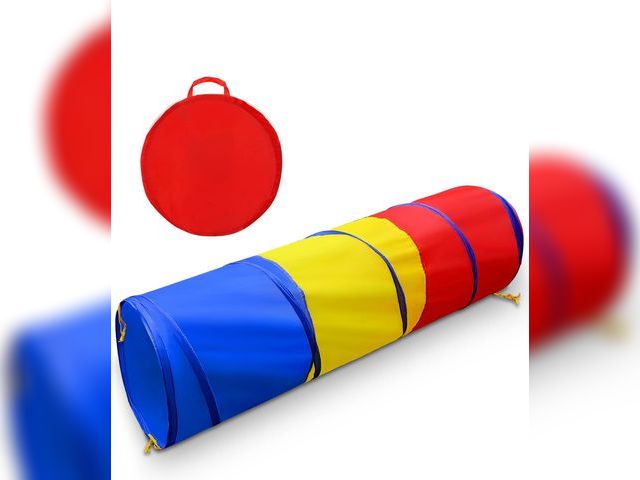 Lot 96-189963 - Kids Play Tunnel for Toddlers 1-3, Pop Up Baby Tunnel Crawling Toys for Infant Children or Dog, 6 Fo...