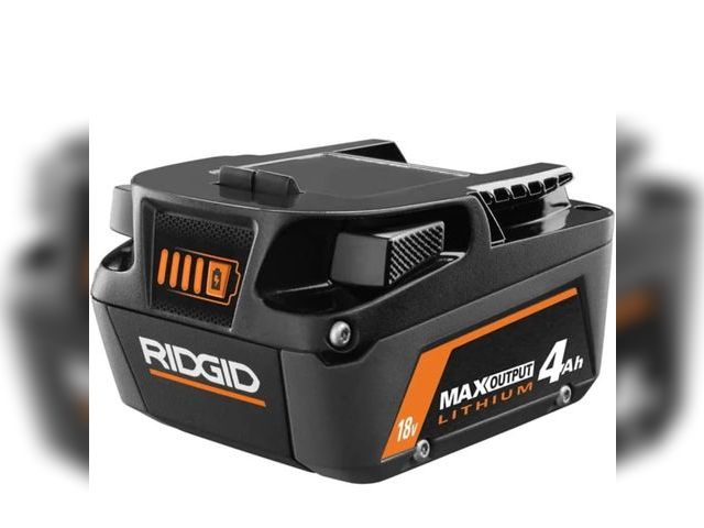 Lot 96-190108 - RIDGID R840040 AC840040 18V 4.0 Ah MAX Output Lithium-Ion Battery
used untested 
MSRP $173.00