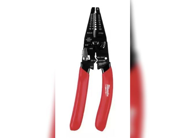 Lot 96-212183 - Milwaukee 10-28 AWG Multi-Purpose Wire Stripper/Cutter with Reinforced Head and Dipped Grip

Appears...