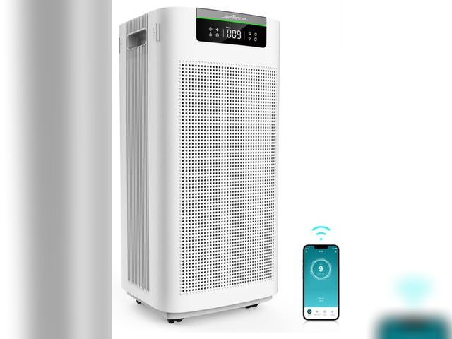 Lot 96-171674 - Jafända Air Purifier for Home Large Room 3800 ft², APP &amp; Alexa, Ture HEPA Activated Carbon Air F...