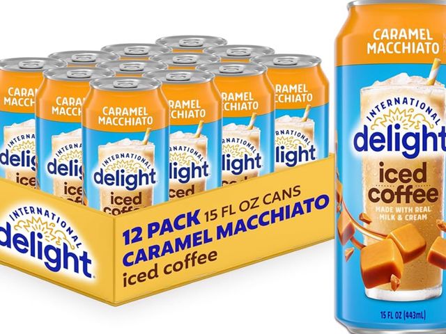 Lot 96-201053 - Pack of 12 International Delight Iced Coffee, Caramel Macchiato, 15 Fl Oz 
Best By May 2026