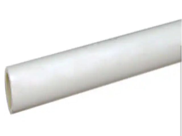 Lot 96-174092 - 3/4 in. x 10 ft. PVC Schedule 40 Pressure Plain-End Pipe folded in half
