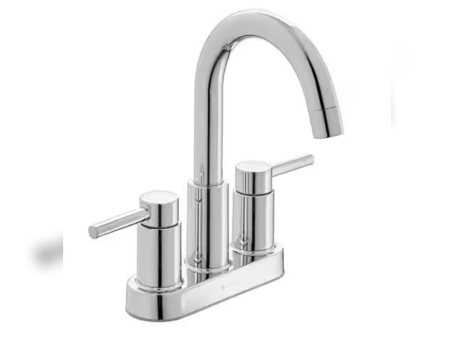 Lot 96-173963 - Glacier Bay Dorind 4 in. Centerset Double Handle High-Arc Bathroom Faucet in Chrome

Appears to have...