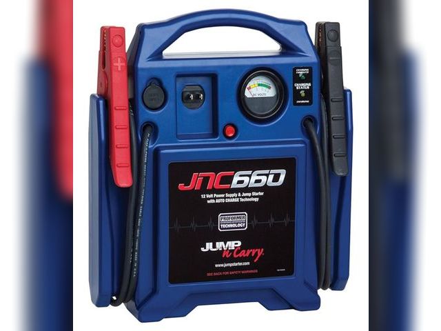 Lot 96-170919 - Clore Automotive Jump-N-Carry JNC660 1700 Peak Amp 12 Volt Jump Starter , Blue
MSRP $128
New
