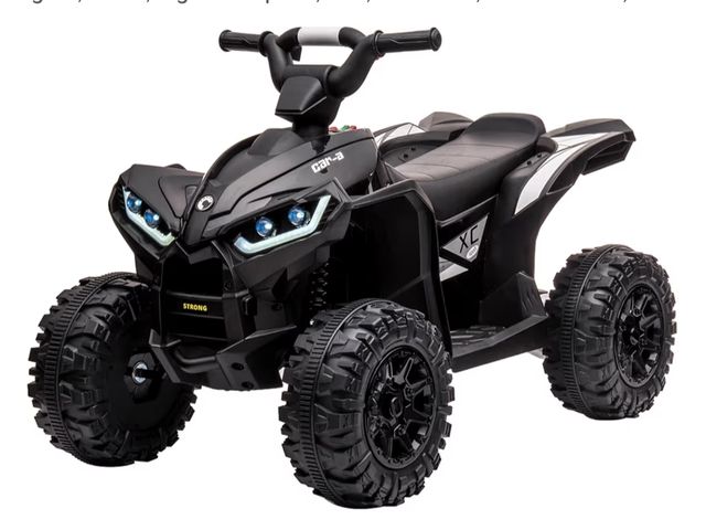 Lot 96-176692 - 12V Kids Ride On ATV, 4 Wheeler Electric Vehicle for Toddlers, Battery Powered Motorized Quad Toy Ca...