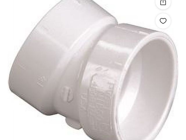 Lot 96-177931 - 4 Pack of Dwv Pvc 1/16 Bend 6 In. Used