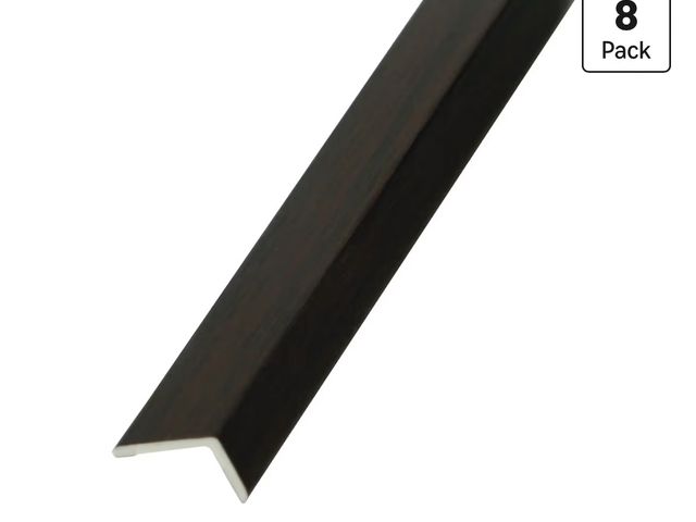 Lot 96-221781 - 8-Pack 57 Inches, WPC Slat Wall Panel Trim,Corner Guard for Low Grille (Walnut) New