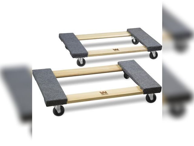 Lot 96-176752 - WEN 1320 lbs. Capacity 18 in. x 30 in. Hardwood Furniture Moving Dolly, Two Pack
New