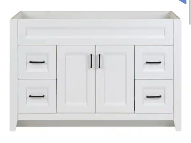 Lot 96-191686 - Home Decorators Collection
Ridge 48 in. W x 22 in. D x 34 in. H Bath Vanity Cabinet without Top in W...