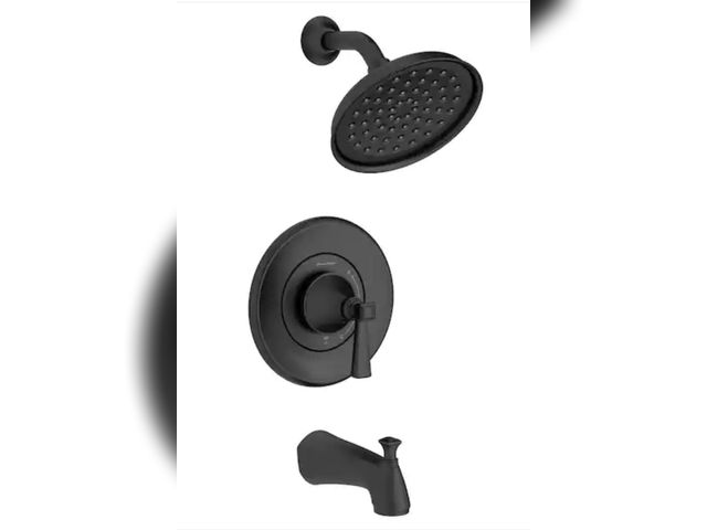 Lot 96-174976 - American Standard
Rumson Single-Handle 1-Spray Tub and Shower Faucet with 1.8 GPM in Matte Black (Va...