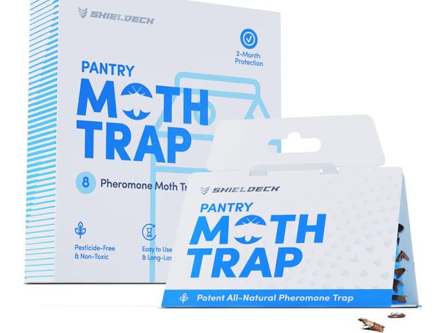 Lot 96-177986 - Shieldeck Pantry Moth Traps with Pheromones Prime (8-Pack), Pantry Moth Killer Indoor, Pantry Moth T...