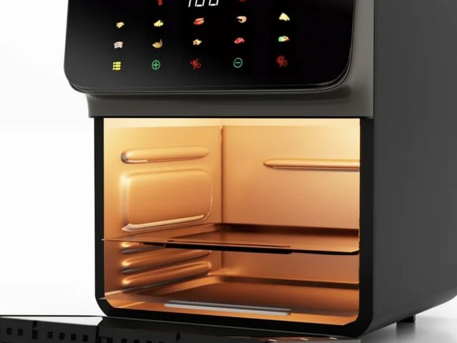 Lot 96-230699 - Bluebow Air Fryer 12QT Convection Oven with 10-in-1 Multi Function, Visible Window and Touchscreen, ...