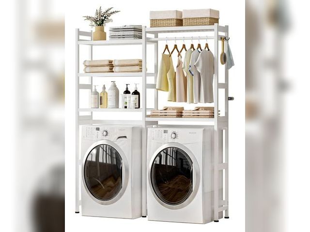 Lot 96-166287 - Cozivolife Store
4.3
4.3 out of 5 stars
(98)
Over The Washer and Dryer Storage Shelf Bamboo,5 Tiers ...