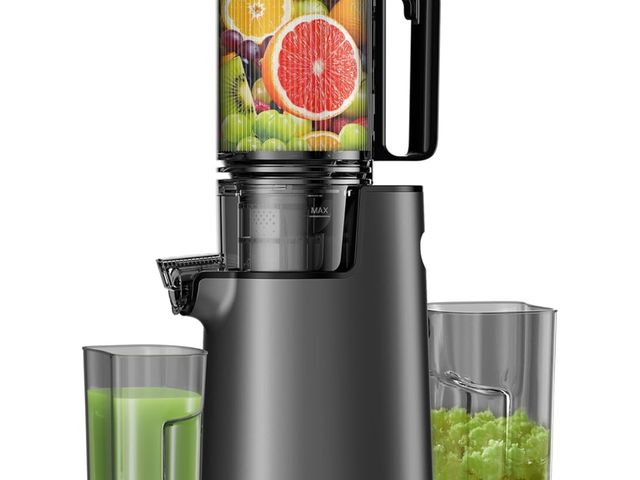 Lot 96-170644 - Cold Press Juicer, Masticating Juicer with 5.4" Wide Feed Chute, 350w Slow Juicer Machines Fit Whole...