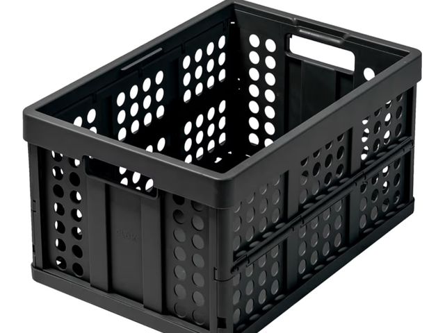 Lot 96-190281 - Clax® crate | folding box | basket | 48 qt (12 gal) | black
Appears Unused, but put together the wro...