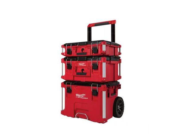 Lot 96-192343 - Milwaukee
PACKOUT 22 in. Rolling Tool Box, 22 in. Large Tool Box and 22 in. Medium Tool Box ProSyste...
