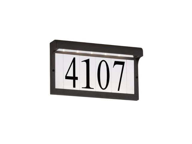 Lot 96-190114 - Generation Lighting
Rectangular Black Lighted LED
Wall Mount Address Light
New