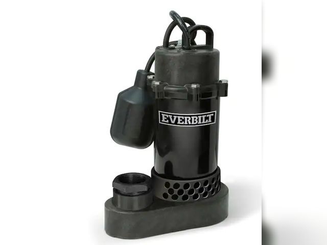 Lot 96-162177 - Everbilt
1/2 HP Aluminum Submersible Sump Pump Tether Switch
Used Untested
