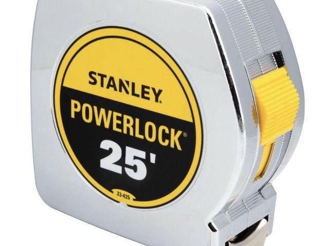 Lot 96-212199 - Stanley 25 ft. PowerLock Tape Measure
New