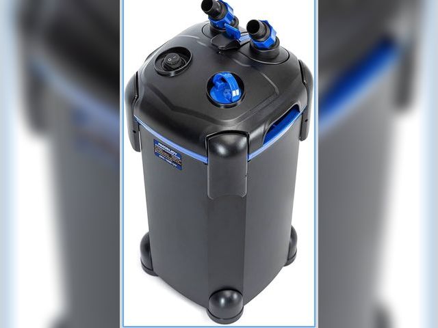 Lot 96-189951 - AMOSIJOY 265GPH Ultra-Quiet Canister Filter, 3-Stage External Aquarium Filter with Free Media for La...