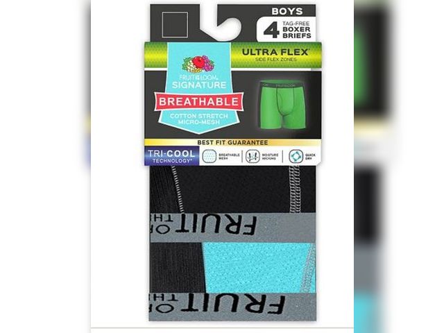 Lot 96-178812 - Boys 8-20 Fruit of the Loom® 4-pk. Flex Boxer Briefs
New