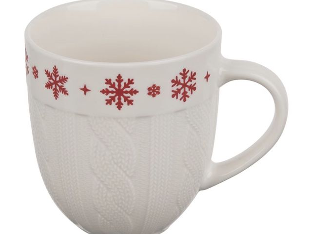 Lot 96-201024 - 6 Pack Christmas Sweater Embossed Mug, Assorted New