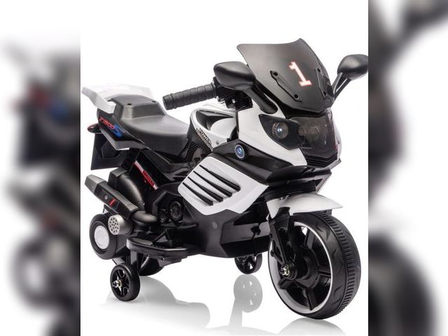 Lot 96-197843 - Kids 6V Ride On Motorcycle, Battery Powered Ride On Toys w/Treaded Tires, Working Headlight, Horn, M...