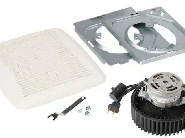 Lot 96-209796 - Broan-NuTone
QuicKit 60 CFM 3.0 Sones Bathroom Replacement Motor and Grille/Cover
New