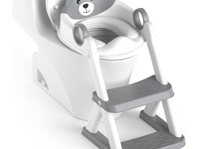 Lot 96-230388 - Potty Training Seat, Toddler Toilet Seat for Kids Boys Girls, 2 in1 Potty Training Toilet with Step ...