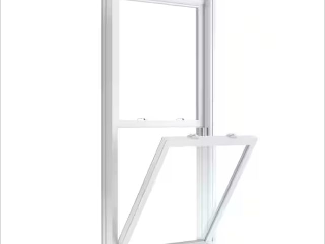 Lot 96-162308 - American Craftsman 29.75 in. x 57.25 in. 70 Pro Series White Double Hung Low-E Argon Glass Vinyl Rep...