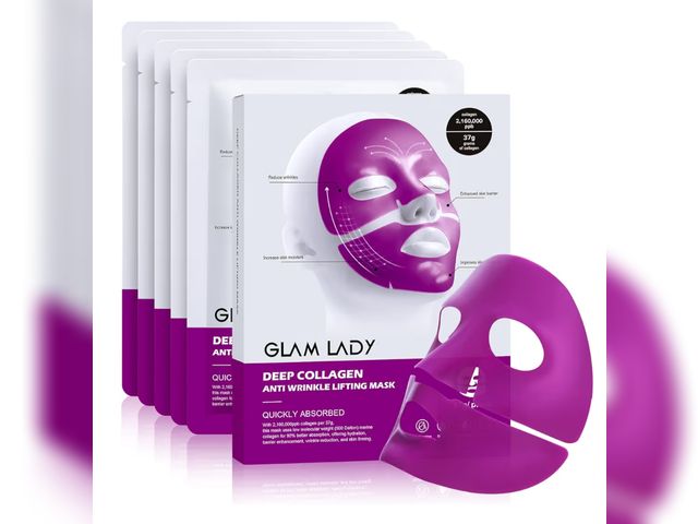 Lot 96-194999 - Bio-Collagen Face Mask Korean Skincare Hydrating Anti Wrinkle Lifting Overnight Real Deep Mask with ...