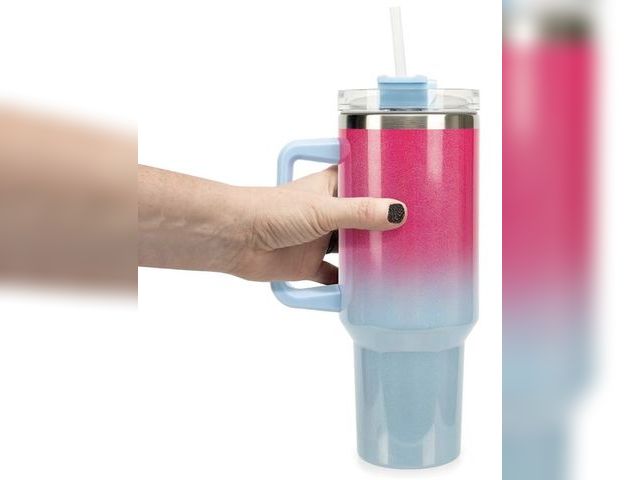 Lot 96-233094 - Cenivi 40 oz. Stainless Steel, Large Water Bottle Coffee Mug, Spill &amp; Leak Resistant, Thermal Tr...