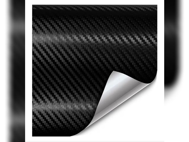 Lot 96-188046 - VViViD XPO Black Carbon Fiber Car Wrap Vinyl Roll Featuring Air Release Technology (original size 6f...