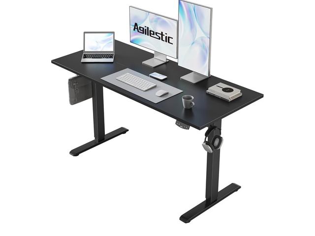 Lot 96-178662 - Agilestic Electric Standing Desk, 48 x 24 Inches Height Adjustable Desk, Sit Stand up for Work Offic...