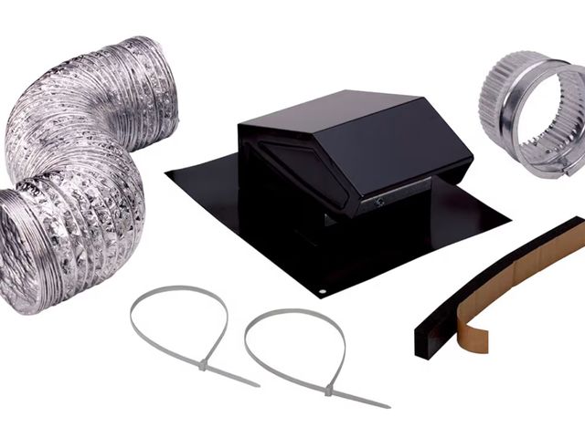 Lot 96-182415 - Broan-NuTone RVK1A Roof Vent Kit, Black
New